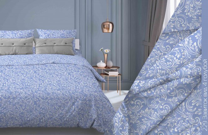 Комплект постельного белья 1,5 спальный Бязь набивная (ГОСТ, 146 гр/кв.м.) с одной наволочкой фото |от производителя компании Одеялко