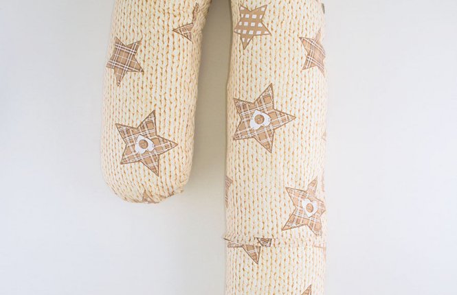 Наволочка подушки для беременных "J" (Ткань: бязь, 100% хлопок) фото |от производителя компании Одеялко