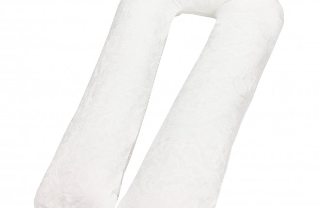 Подушка для беременных "U" высокой упругости, в бязи фото |от производителя компании Одеялко