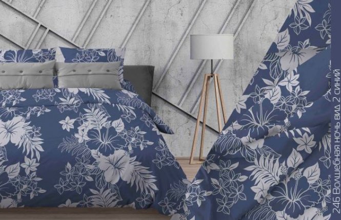 Пододеяльник 147*210 Бязь (125 гр/кв.м.) набивная фото |от производителя компании Одеялко