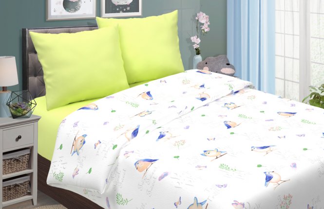 Наволочка 40*60 Поплин (115 гр/кв.м.) фото |от производителя компании Одеялко