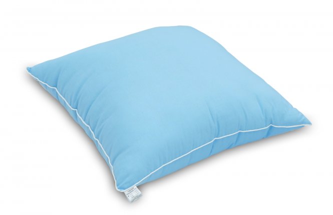 Подушка "Лебяжий пух" средней упругости, в поплине, размер 50*70 см фото |от производителя компании Одеялко