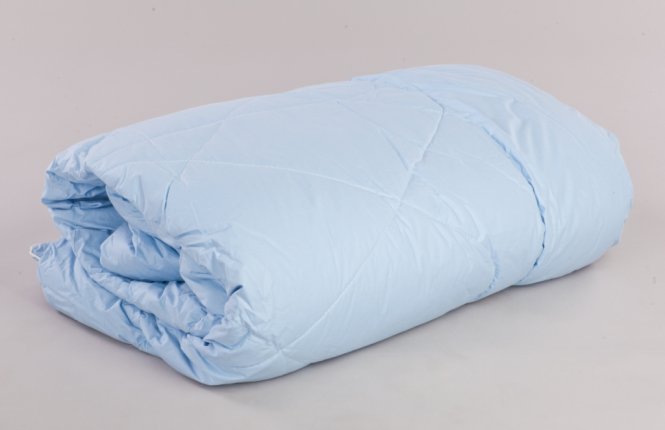 Одеяло "Лебяжий пух" в тике, размер 220*205 см. фото |от производителя компании Одеялко