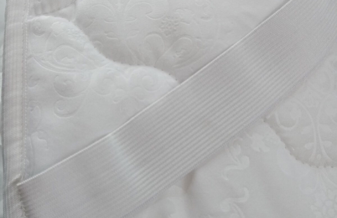 Наматрасник стеганый в микрофибре, резинка по углам, размер 080*200 см фото |от производителя компании Одеялко