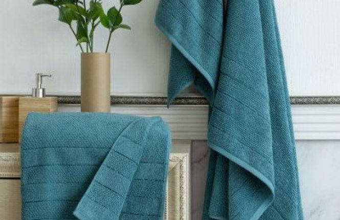 Полотенце Verossa МХ50 70*140 Milano Темно-бирюзовый (НТ) фото |от производителя компании Одеялко