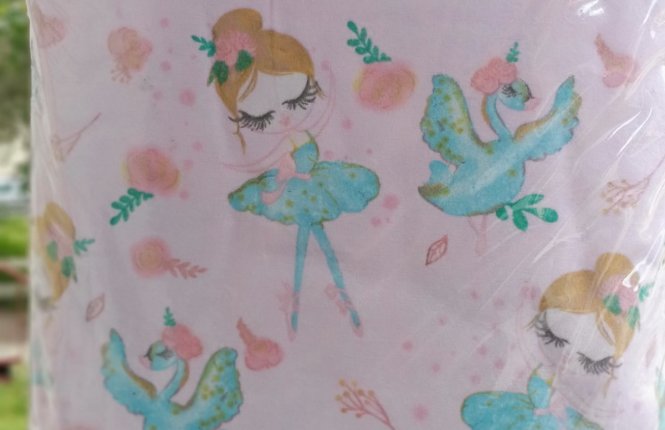 Комплект постельного белья 1,5 спальный Балерина (фланель) фото |от производителя компании Одеялко