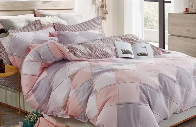 Комплект постельного белья Евро Поплин (120 гр/кв.м.) №1729 (4 наволочки) фото |от производителя компании Одеялко