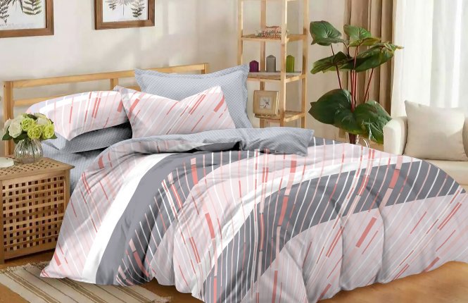 Комплект постельного белья 1,5 спальный Бязь (125 гр/кв.м.,1 наволочка) упаковка пэ фото |от производителя компании Одеялко