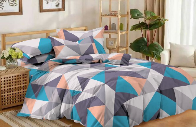 Комплект постельного белья 1,5 спальный Бязь (125 гр/кв.м.,1 наволочка) упаковка пэ фото |от производителя компании Одеялко