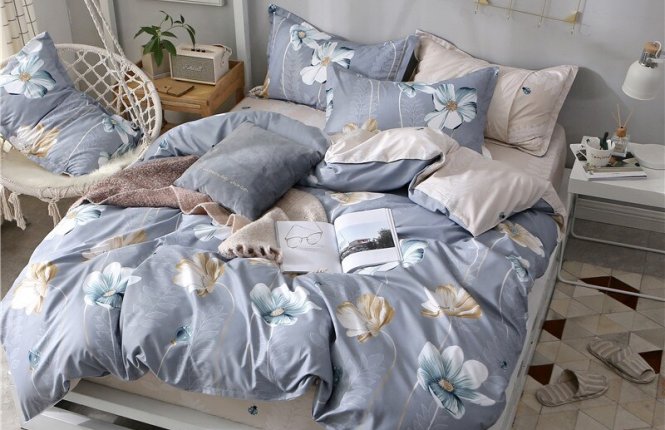 Комплект постельного белья 2,0 Макси Поплин (120 гр/кв.м.) №6019 фото |от производителя компании Одеялко