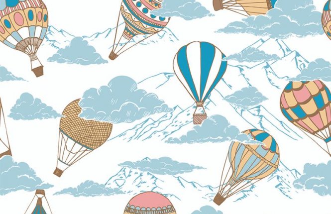 Комплект постельного белья 1,5 спальный Бязь (125 гр/кв.м.) Воздушные шары (1 наволочка) фото |от производителя компании Одеялко