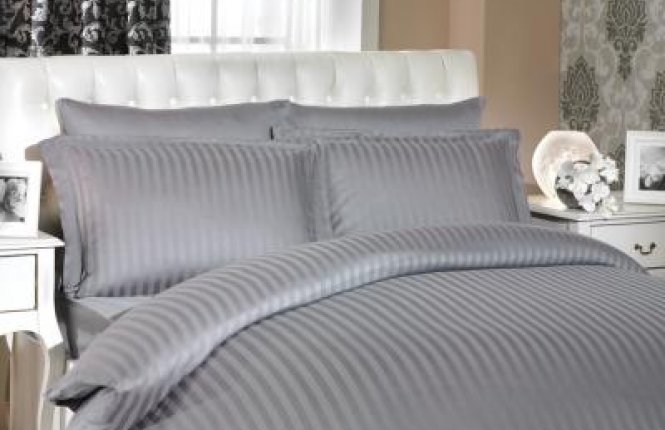 Наволочка 70*70 см (сатин страйп 1*1 см (135 гр/кв.м.) фото |от производителя компании Одеялко