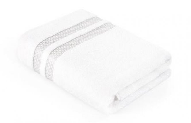 Полотенце Verossa МХ50 70*140 Reticolo Белый/бордюр (НТ) фото |от производителя компании Одеялко