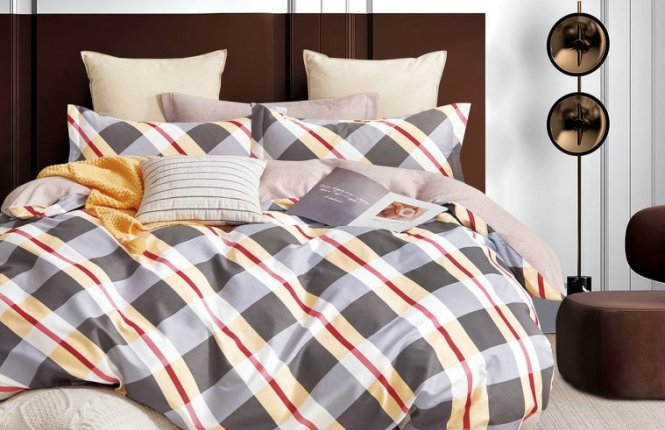 Комплект постельного белья Евро Сатин (125 гр/кв.м.) № 11466 фото |от производителя компании Одеялко