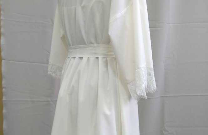 Халат трикотажный с кружевом р54 (АК) фото |от производителя компании Одеялко