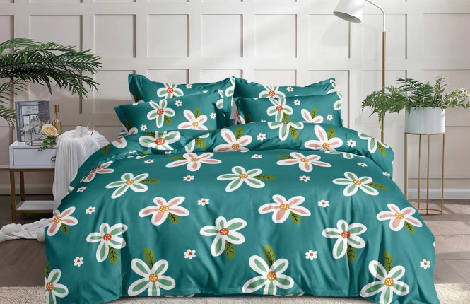 Комплект постельного белья Семейный Бязь (125 гр/кв.м.) 12932-07 фото |от производителя компании Одеялко