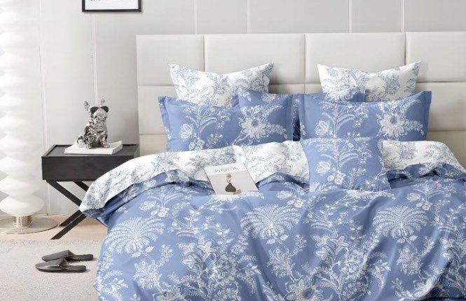 Комплект постельного белья 2,0 Макси Сатин (125 гр/кв.м.) № 8530 фото |от производителя компании Одеялко