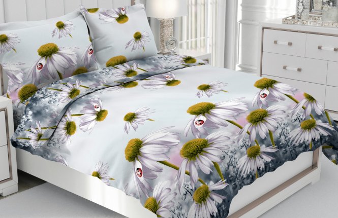 Комплект постельного белья Семейный Бязь (125 гр/кв.м.) №4122 фото |от производителя компании Одеялко