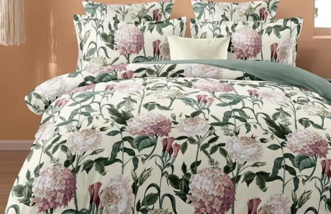 Комплект постельного белья Евро Поплин (120 гр/кв.м.) № 669407/131 фото |от производителя компании Одеялко