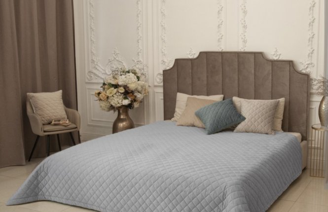 Покрывало стеганное 220*210 фото |от производителя компании Одеялко