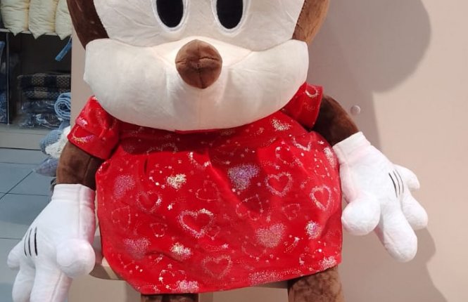 Подушка-игрушка 7-я Микки Маус + плед 120*160 м/ф велюр(ТАЧ) фото |от производителя компании Одеялко