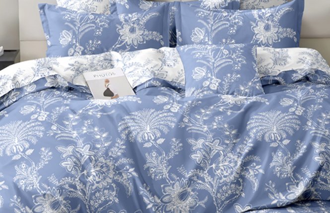 Комплект постельного белья 2,0 Сатин (125 гр/кв.м.2нав.) № 8530 фото |от производителя компании Одеялко