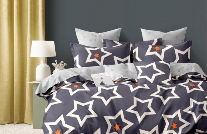 Комплект постельного белья Евро Сатин (125 гр/кв.м., 2 наволочки) № 8516 фото |от производителя компании Одеялко