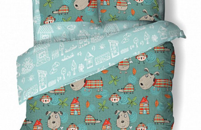 Комплект постельного белья 1,5 спальный Поплин (120 гр/кв.м.) Чоко (№ 500076, 1 наволочка 70*70) фото |от производителя компании Одеялко