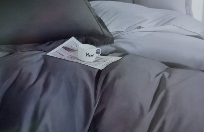 Комплект постельного белья 1,5 спальный Поплин (120 гр/кв.м.) 1 наволочка 02(308) фото |от производителя компании Одеялко