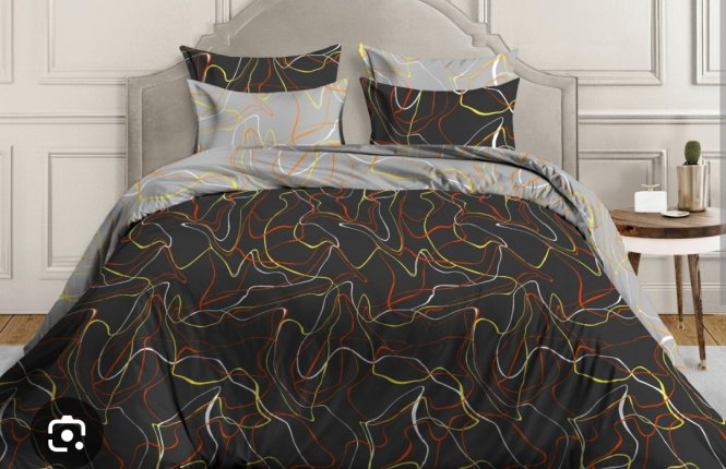 Комплект постельного белья 2,0 Макси Поплин (120 гр/кв.м.) Электро 20157 фото |от производителя компании Одеялко