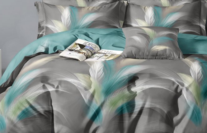 Комплект постельного белья 2,0 Макси Поплин (120 гр/кв.м.) №669407/150 фото |от производителя компании Одеялко