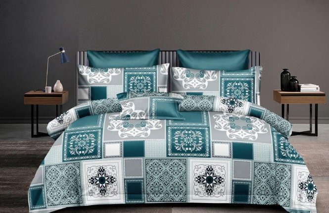 Комплект постельного белья 2,0 Поплин (120 гр/кв.м.) Керама фото |от производителя компании Одеялко