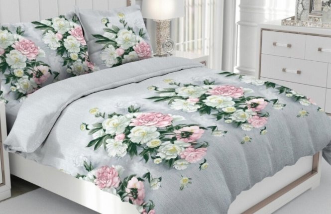 Комплект постельного белья 2,0 Макси Бязь (125 гр/кв.м.,2 наволочки 70*70) Баккара№9510 фото |от производителя компании Одеялко