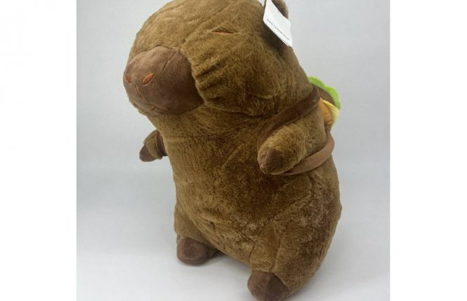 Подушка-игрушка 7-я Капибара велюр + плед (ТАЧ) фото |от производителя компании Одеялко