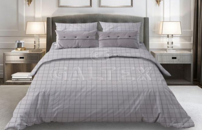 Комплект постельного белья 2,0 Макси Бязь (125 гр/кв.м.) Таттерсол (200/8/1) фото |от производителя компании Одеялко