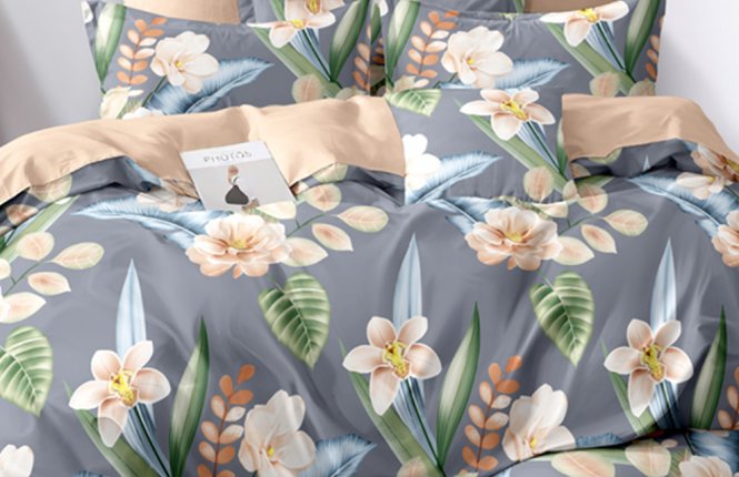 Комплект постельного белья Евро Сатин (125 гр/кв.м., 2 наволочки) № 660720 фото |от производителя компании Одеялко