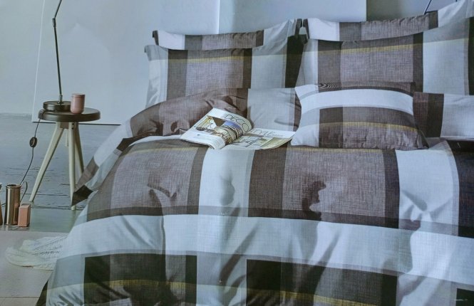 Комплект постельного белья Евро Поплин (120 гр/кв.м.) № 02(857) фото |от производителя компании Одеялко