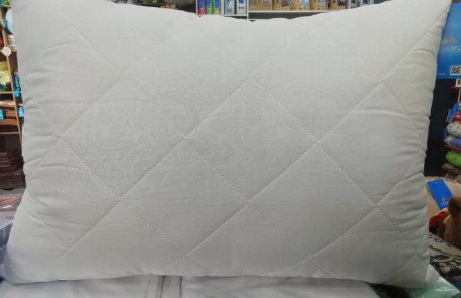 Подушка "Лебяжий пух" СлипСлип МАКСИ (Sleep&Sleep MAXI), в бязи стеганная, размер 70*70 см фото |от производителя компании Одеялко